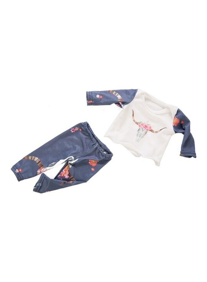NIBEMINENT 2-Piece T-Shirt And Pants For 18-inch Doll - Image 3