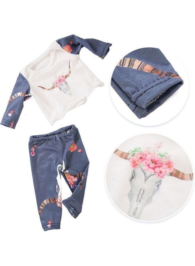 NIBEMINENT 2-Piece T-Shirt And Pants For 18-inch Doll - Image 1