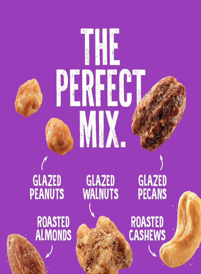 Emerald Nuts Salty Sweet Mixed Nuts (1-Pack), Features Kettle Glazed Peanuts, Almonds, Cashews, Kettle Glazed Walnuts, Kettle Glazed Pecans, 5.5oz Resealable Bag - Image 2