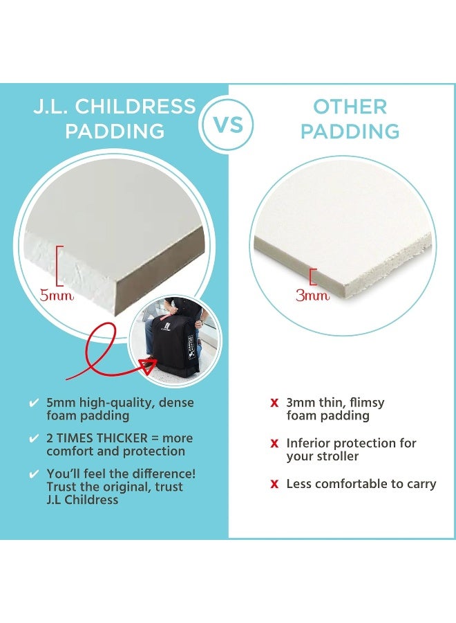 J.L. Childress Padded Compact Stroller Travel Bag - Image 2