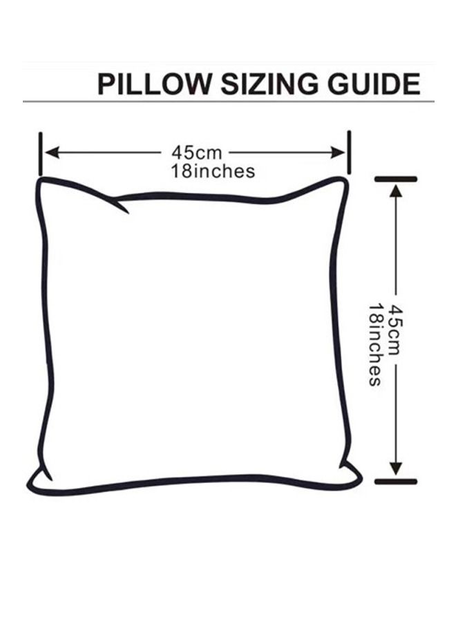 Kutis 2-Piece INS Geometric Villi Pillow Cover/Throw Pillowcase/Sofa Pillow Cover Beige 45 x 45 Centimeter  - Image 4
