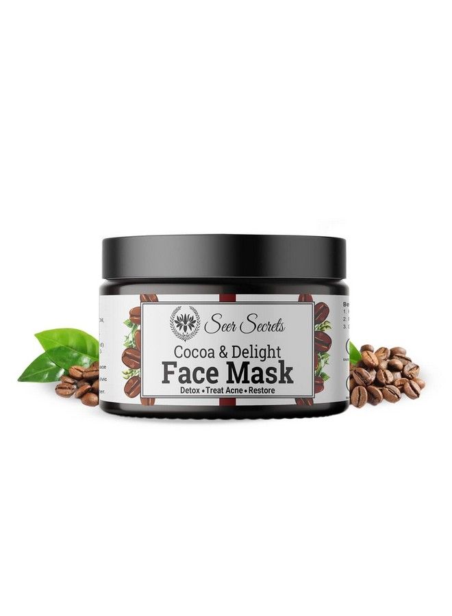 Seer Secrets Cocoa Delight Face Mask For Tan Removal And Pore Tightening ; Removes Excess Oil And Blackheads ; For Men And Women 50Gm - Image 2