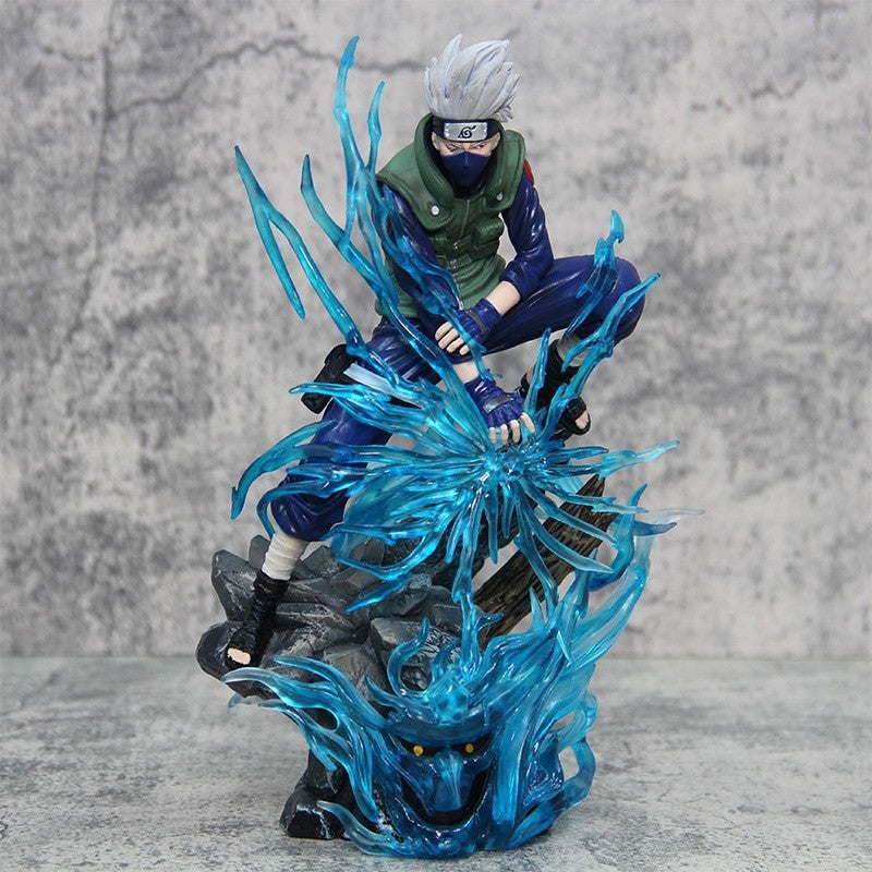 Naruto Anime Kakashi Figure - Ten Years Hundred Endurance Series Statue - Image 1