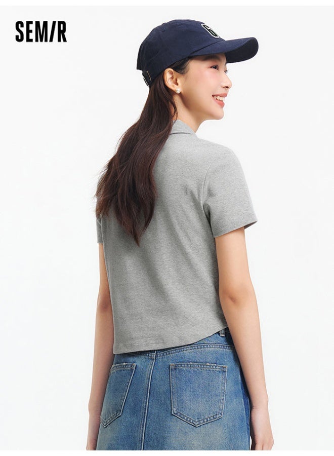 سيمير تيشيرت بولو بتطريز للنساء - Image 3