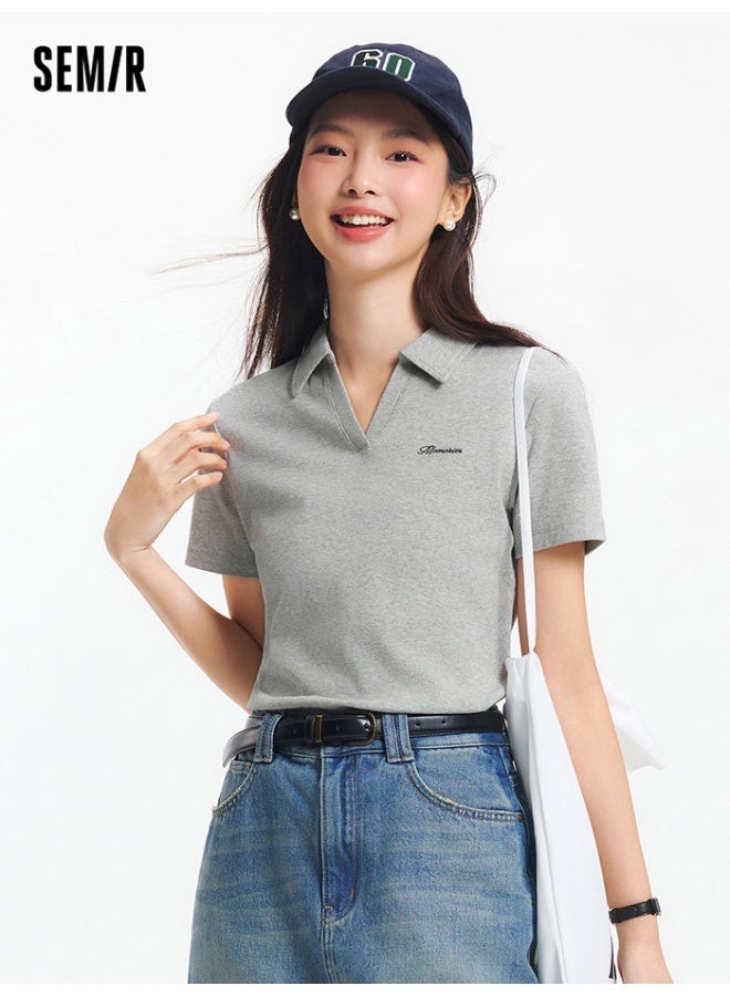 سيمير تيشيرت بولو بتطريز للنساء - Image 2