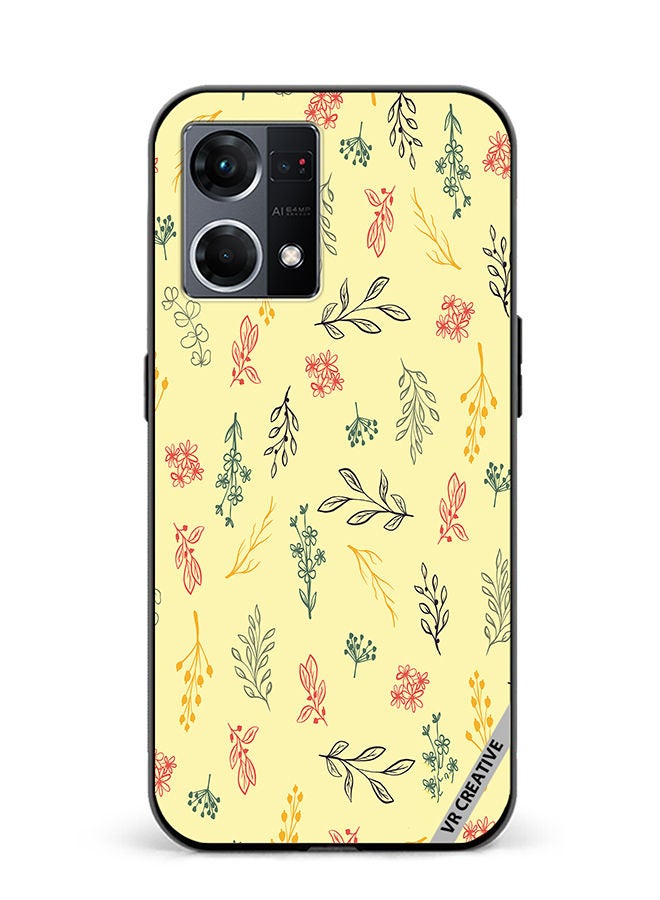 VR CREATIVE Protective Case Cover For Oppo Reno8 4G Abstract Design Multicolour - Image 1