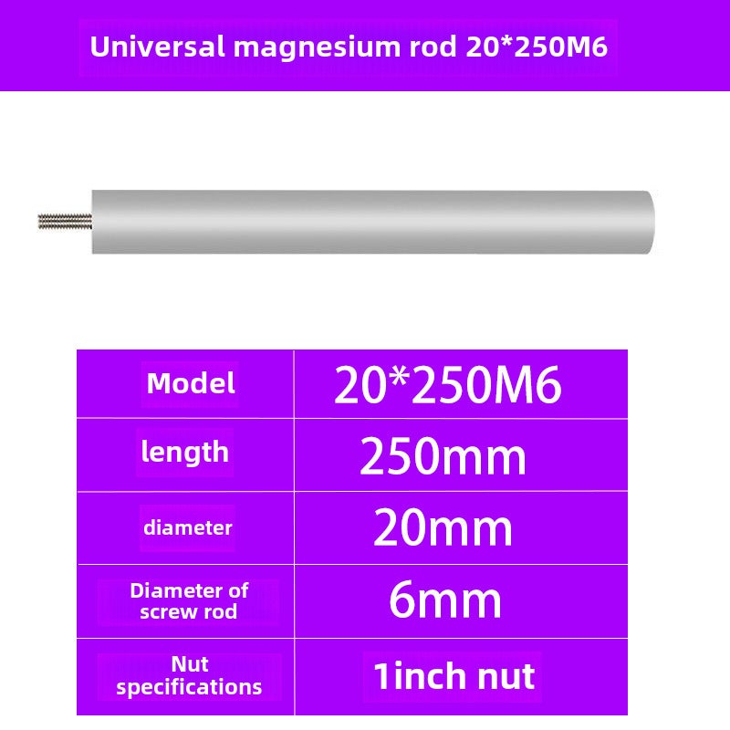 Electric Water Heater Anode Rod for Multiple Brands 20*250M6 