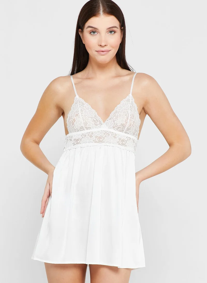 ELLA Lace Detail Slip Dress
