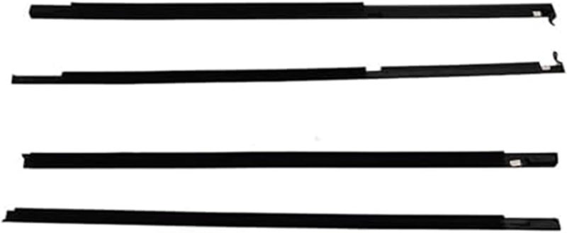 Vuzmode Car Window Door Seals - 4Pcs Rubber Trim for Pajero Montero - Image 1