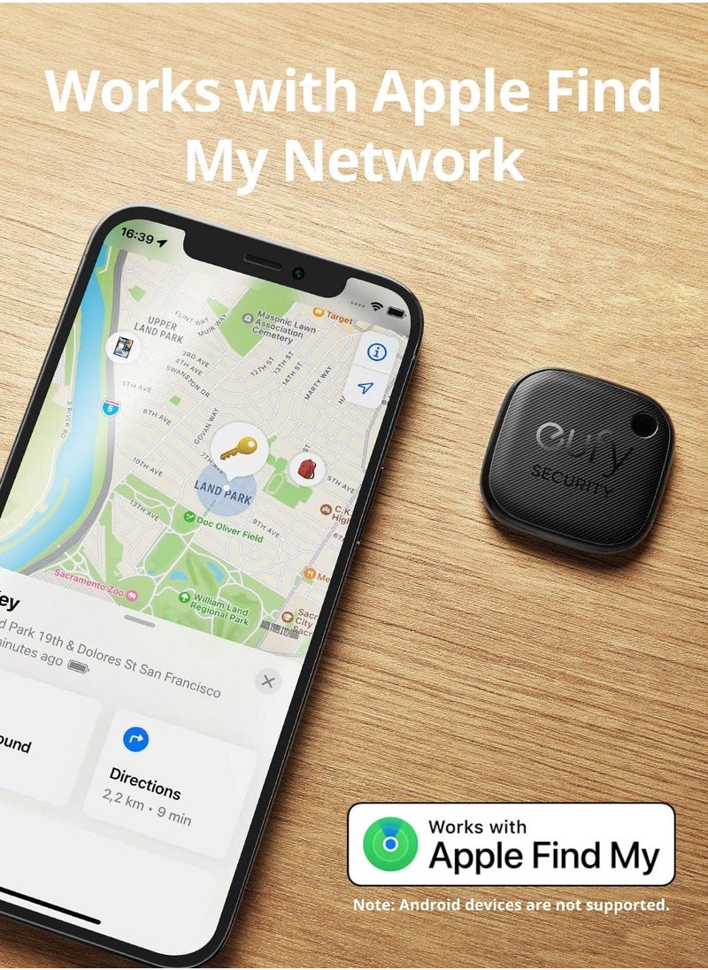 Security Smarttrack Link Black 1 Pack Android Not Supported Works With Find My Ios Only Key Finder Bluetooth Tracker