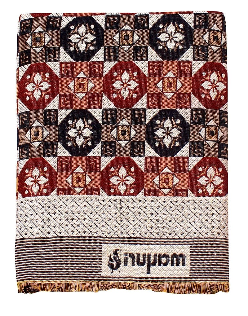 Mandhania Solance by Mandhania MayurPankh 3D Solapur Chaddar 100% Cotton Dailyuse Single Bed Blanket Pack of 1 - Image 4