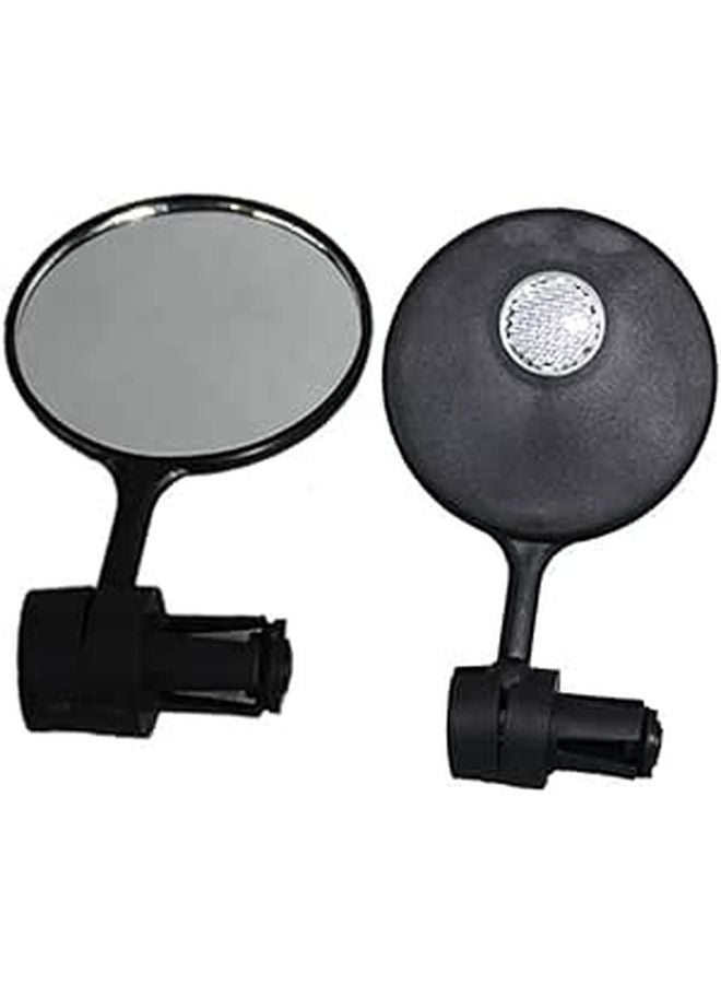 Adjustable Rear View Bike Mirrors Pair Easy Installation for Mountain and Road Bicycles - Image 1