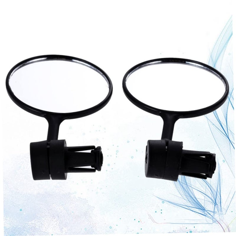 Adjustable Rear View Bike Mirrors Pair Easy Installation for Mountain and Road Bicycles - Image 4