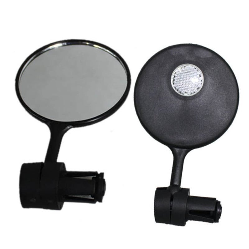 Adjustable Rear View Bike Mirrors Pair Easy Installation for Mountain and Road Bicycles - Image 2