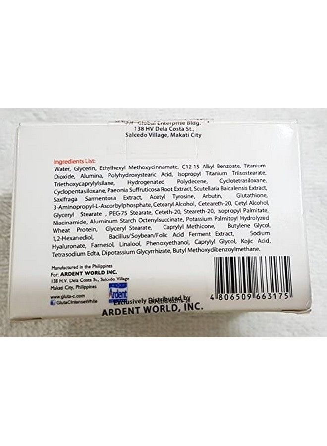 GLUTA C Ardent Glutathione & Vitamin C With Kojic Plus+ Whitening System Face & Neck Cream - Image 4