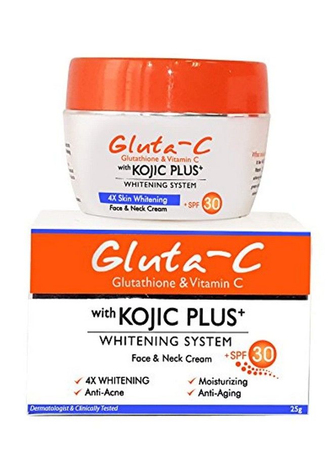 GLUTA C Ardent Glutathione & Vitamin C With Kojic Plus+ Whitening System Face & Neck Cream - Image 1