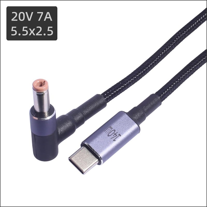 PD140W 4 ألوان كابل شاحن لابتوب USB C بقوة 140 وات مع توصيل طاقة سريع ومزامنة بيانات سريعة - Image 4