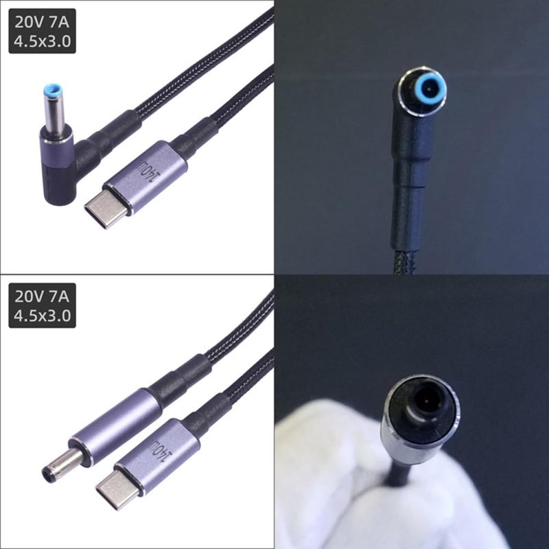 PD140W 4 ألوان كابل شاحن لابتوب USB C بقوة 140 وات مع توصيل طاقة سريع ومزامنة بيانات سريعة - Image 3