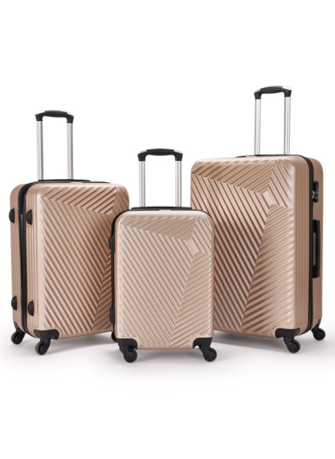 LIMRA Travel bag set consisting of 3 luggage bags Gold  - Image 1
