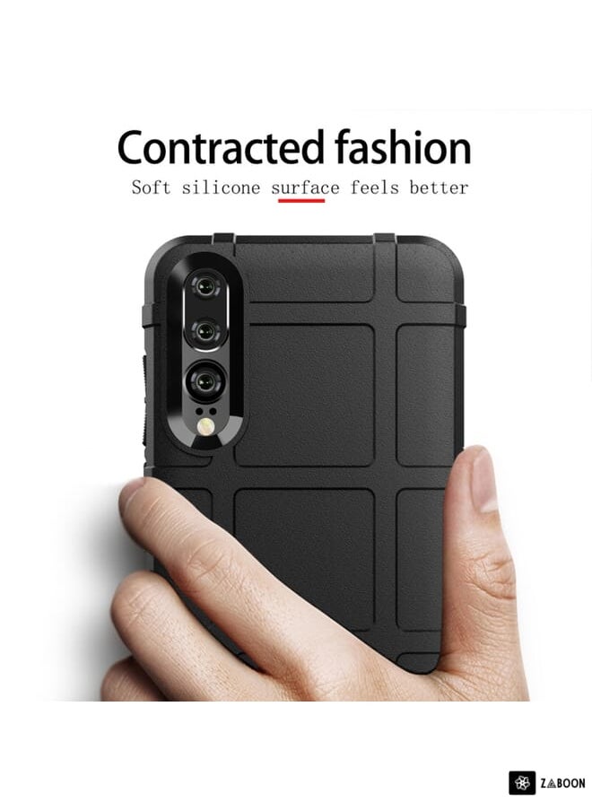 Green Tiger - Full Coverage Shockproof TPU Case for Huawei P20 Pro(Black) - Image 1