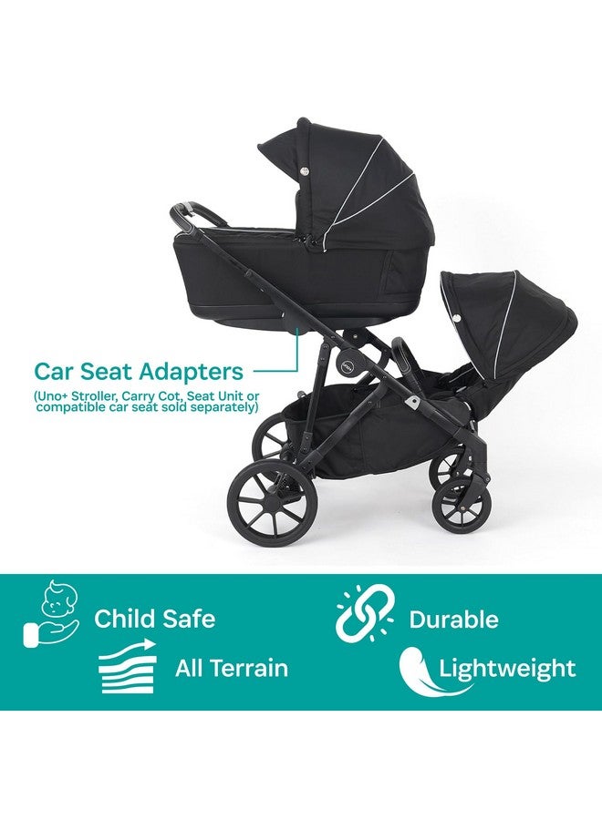 KidCo Uno+ Car Seat Adapters, Compatible with Uno+ Carry Cot Bassinet and Single Seat Travel System - Image 2