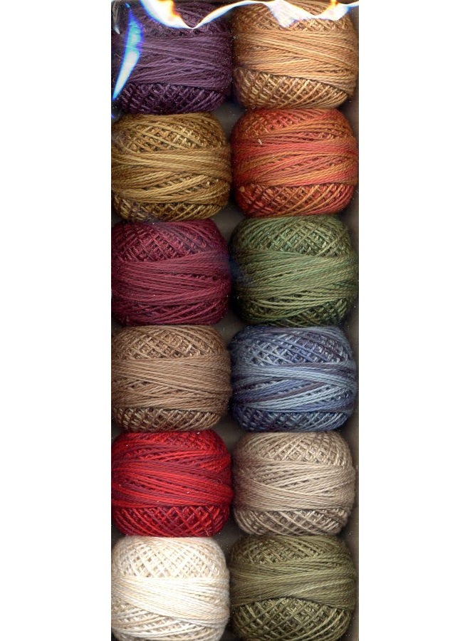 Size 8 Perle Cotton Embroidery Thread Designer Collections VAL-PC8-ArtistP