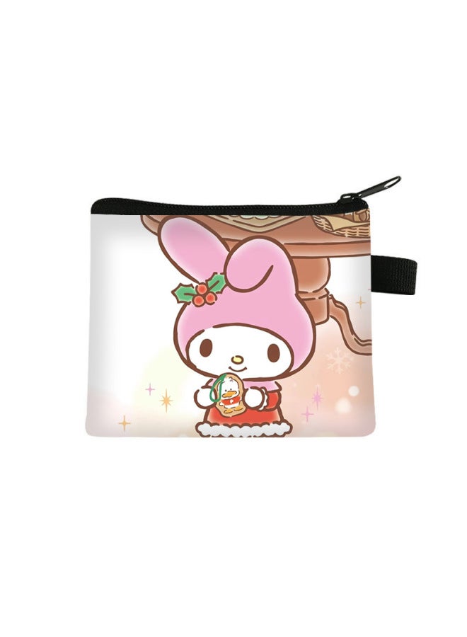 okitty Coin Purse Kidsren's Mini Cute Card Holder Student Large Capacity Bag Storage Cartoon Coin Purse