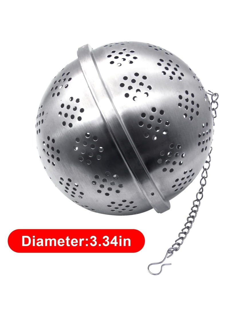 Oasisgalore - Large Spice Ball With Extended Chain Hook for Cooking，Seasoning Ball， Spice Infuser，Tea Ball Filter - Image 1