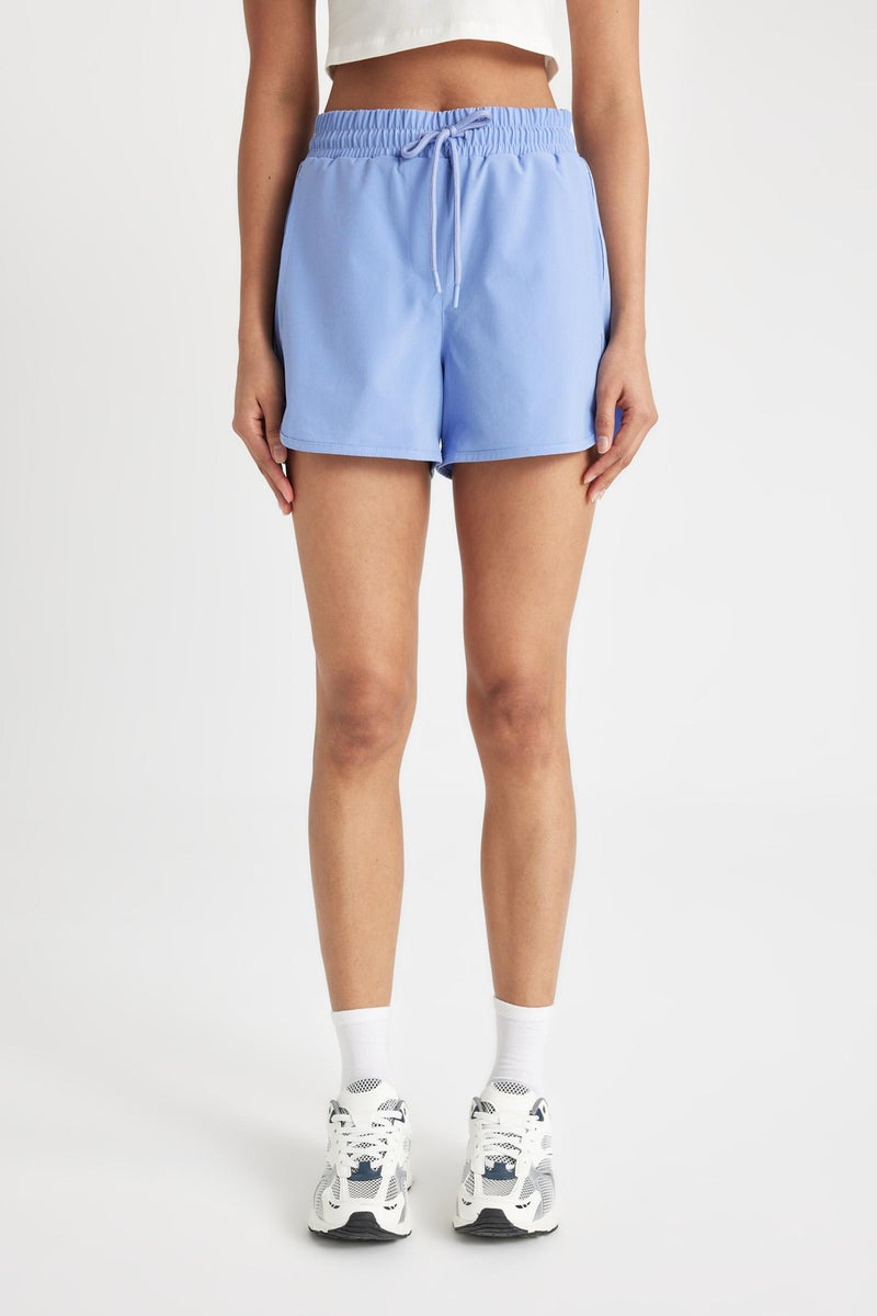 DeFacto Purple Woman DeFactoFit Slim Fit Flexible Textured Swim Shorts Casual - Image 5