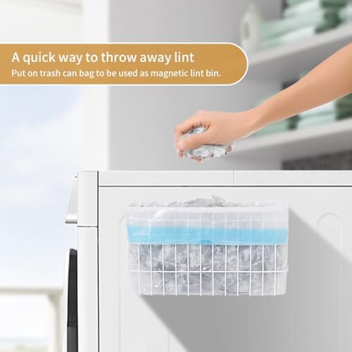 Moryimi Magnetic Dryer Ball Holder for Laundry Room Organization and Storage, Magnetic Lint Bin for Laundry Room, Iron Dryer Ball Container for Laundry Room Storage (No Balls) - Image 5