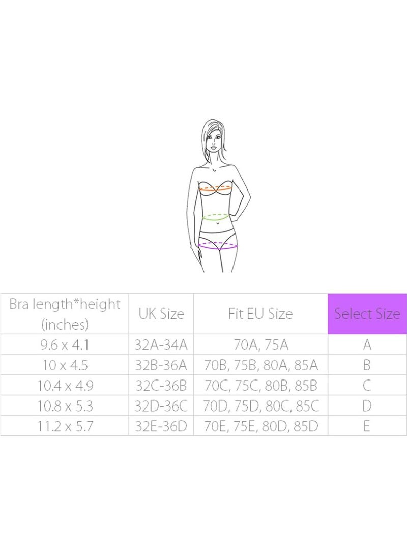 Rock Pow Drawstring Adhesive Bra Silicone Bra Invisible and Reusable - Image 2