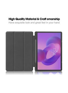 General Smart Tablet Case for Lenovo Idea Tab Pro 12.7" (2025) TB373FU Built-in Pen Slot, Lightweight Tri-Fold PU Leather Case Case with Auto Wake/Sleep Function  - Image 3