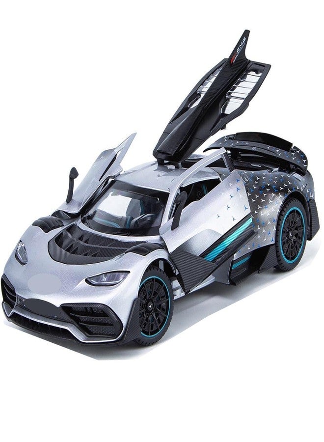 Sky Tech® AMG ONE SUV Car 1:32 Scale Model Car Exclusive Alloy Metal Pull Back Die-cast Diecast Metal Pullback Toy Openable Doors & Light Music Best Gifts Toys Kids【Colors as Per Stock】 - Image 1