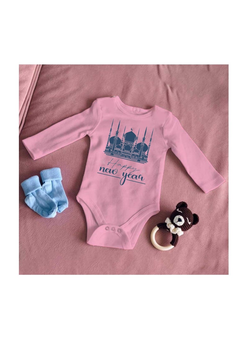 PRINTSHOP4ME Abu Dhabi New Year's Soft Cotton Unisex Baby Onesie Bodysuit Long Sleeve-Perfect Outfit Celebration For New Year Parties-Gift For Newborns And Toddlers - Image 3