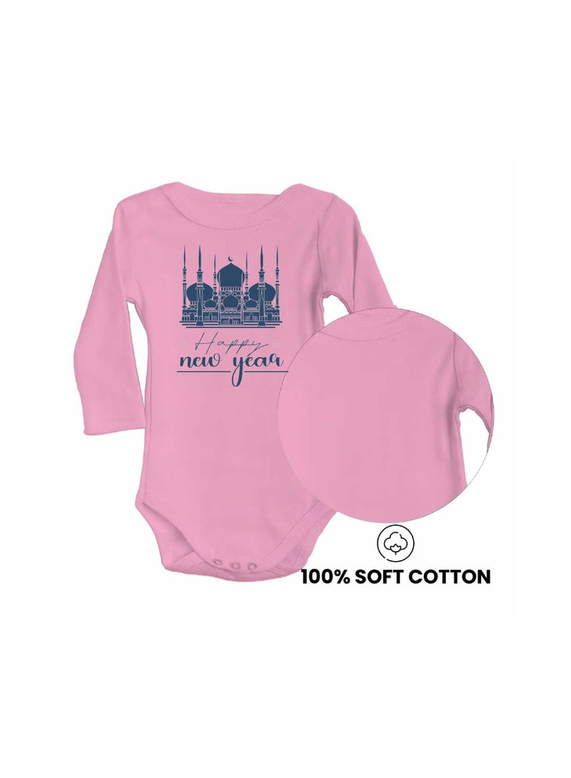 PRINTSHOP4ME Abu Dhabi New Year's Soft Cotton Unisex Baby Onesie Bodysuit Long Sleeve-Perfect Outfit Celebration For New Year Parties-Gift For Newborns And Toddlers - Image 4