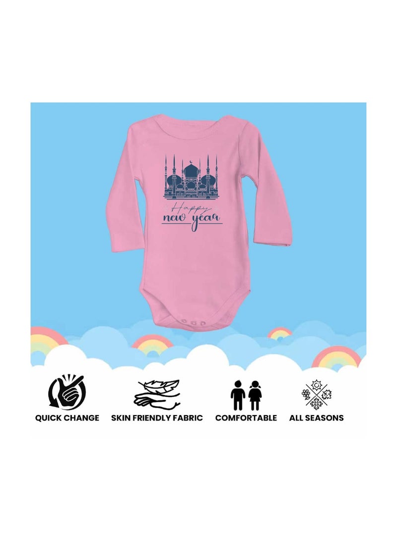 PRINTSHOP4ME Abu Dhabi New Year's Soft Cotton Unisex Baby Onesie Bodysuit Long Sleeve-Perfect Outfit Celebration For New Year Parties-Gift For Newborns And Toddlers - Image 5