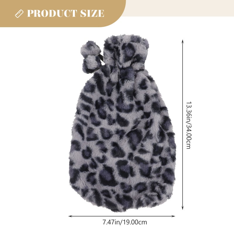 2pcs Water Filling Hot Water Bag Protective Cover Hot Water Bottle Sleeve Hot Water Bottle Accessory - Image 5