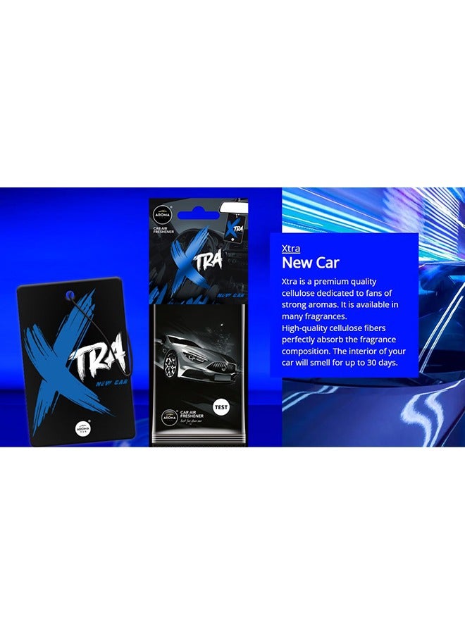 أروما X TRA معطر جو للسيارة للسيارة الجديدة 4 قطع - Image 2