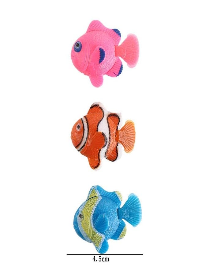Kopida 10 Pieces Simulation Artificial Moving Fishes Floating Fishes Lifelike Fish Ornament Aquarium Decorations for Fish Tank - Image 2