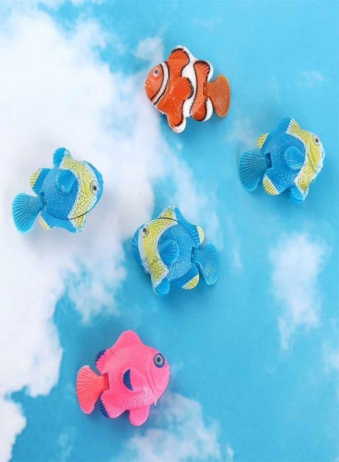 Kopida 10 Pieces Simulation Artificial Moving Fishes Floating Fishes Lifelike Fish Ornament Aquarium Decorations for Fish Tank - Image 5