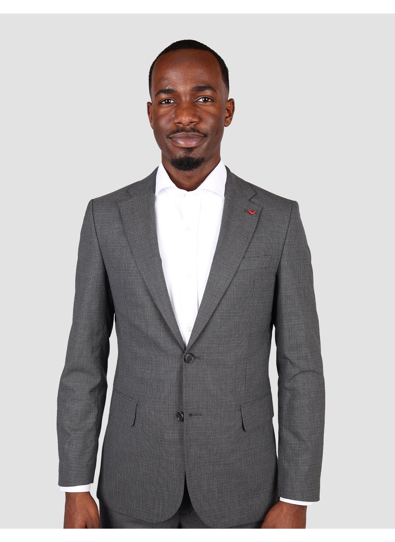 D'S DAMAT DS Damat Grey Slim Fit Suit 