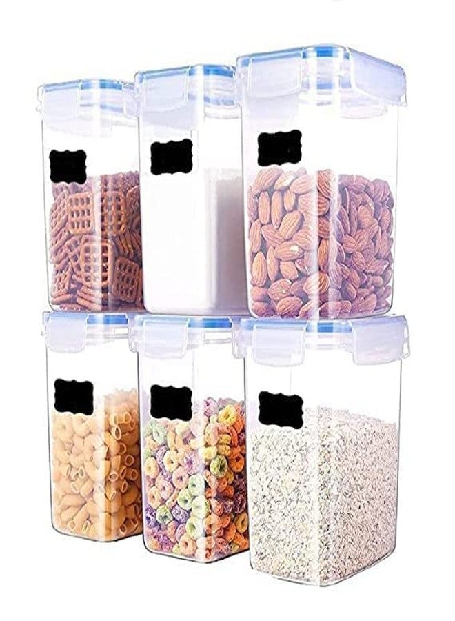 Woolco Airtight Food Storage Jar and Container Set for Kitchen Set of 6 (1500ML) - Image 1