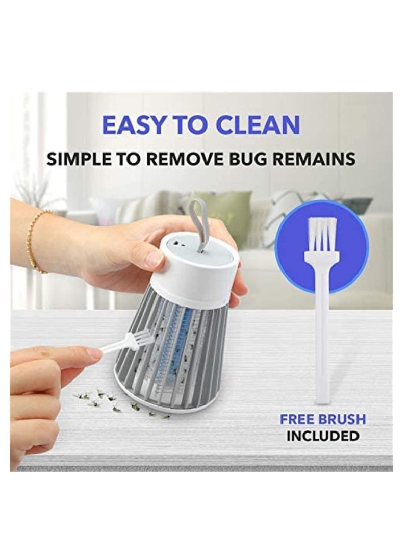 Y&D - Bug Zapper, USB Powered Rechargeable Mosquito Zapper Electric for Indoors Wireless UV Killer Mosquitos, Insects, Flies and Gnats Portable Eradicator Home - Image 1