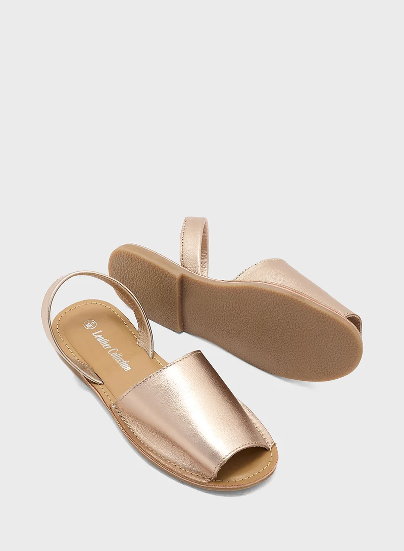 Ginger Sling Back Flat Sandal