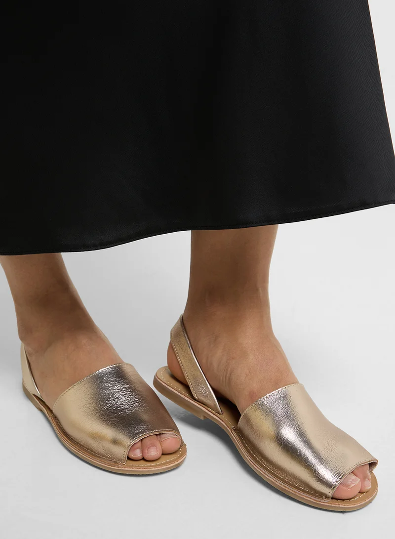 Ginger Sling Back Flat Sandal