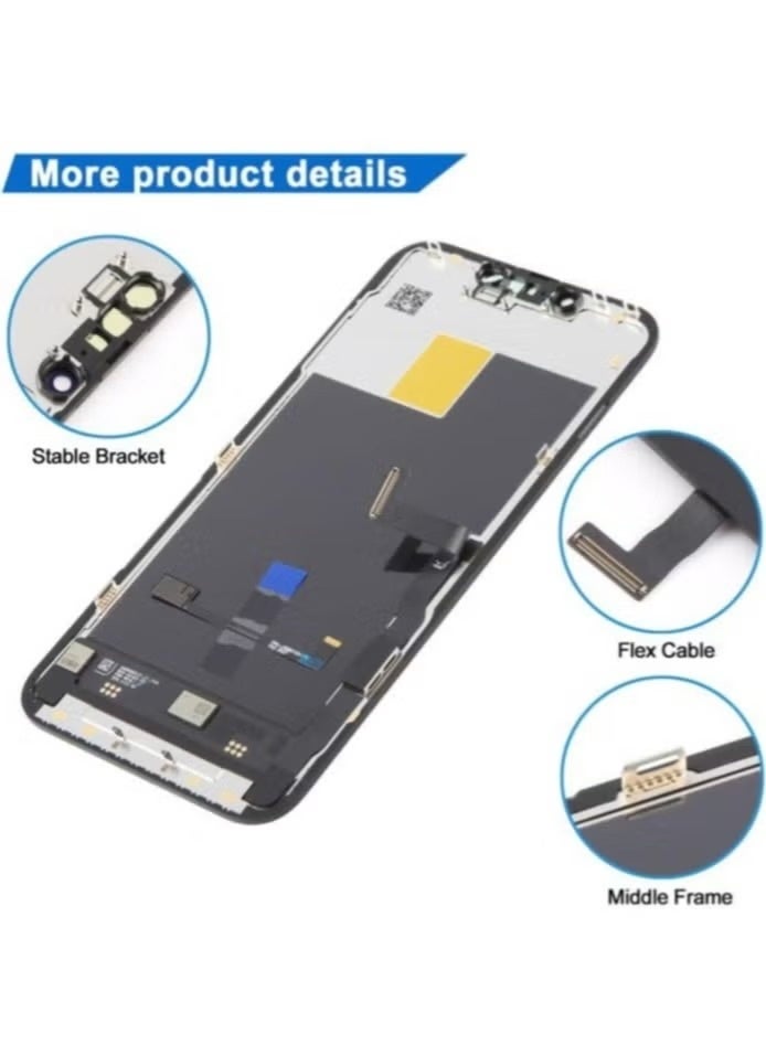 JK Replacement Compatible for iPhone 13 Pro OLED (Not LCD) Screen 6.1-inch Touch Glass Display JK - Image 2