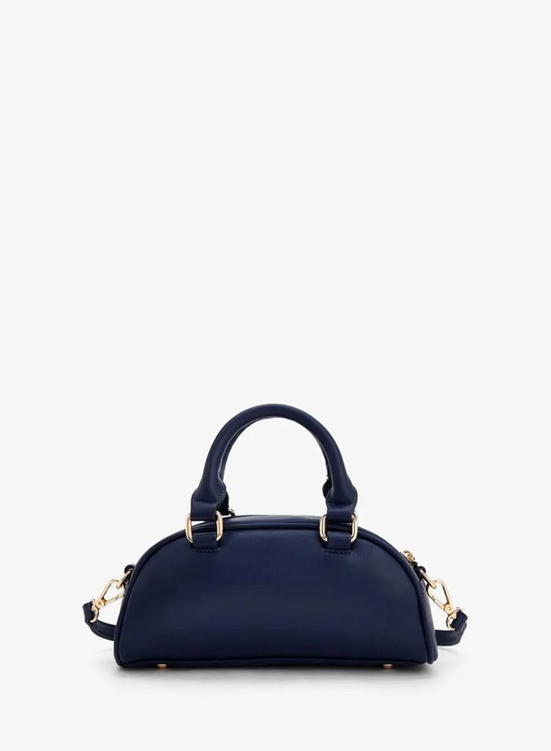 Celeste NAVY Solid Tote Bag With Detachable Strap for Women | Best Price UAE
