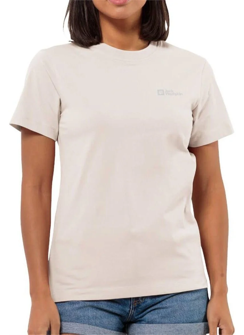 جاك ولفسكن Essential T W Women's Ecru T-Shirt