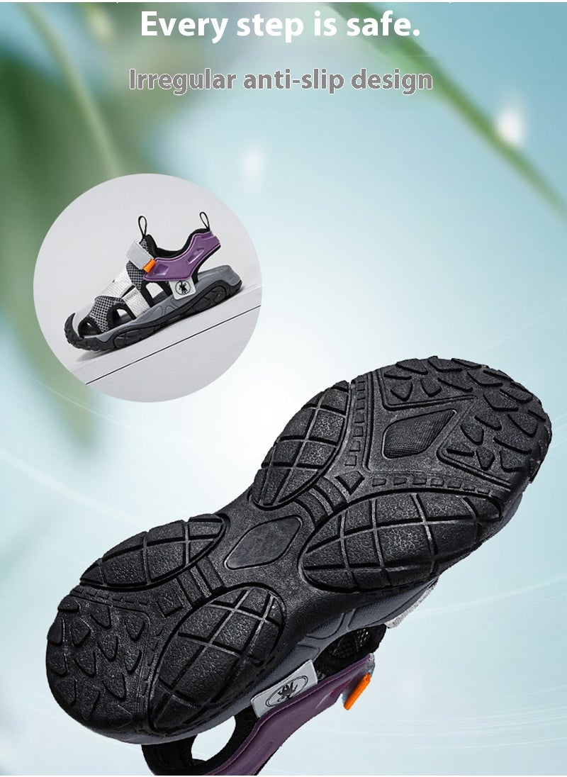 ETG Children's Sport Outdoor Hiking Sandals Closed Toe Athletic Adventure Beach Fisherman Water Sandals  - Image 4