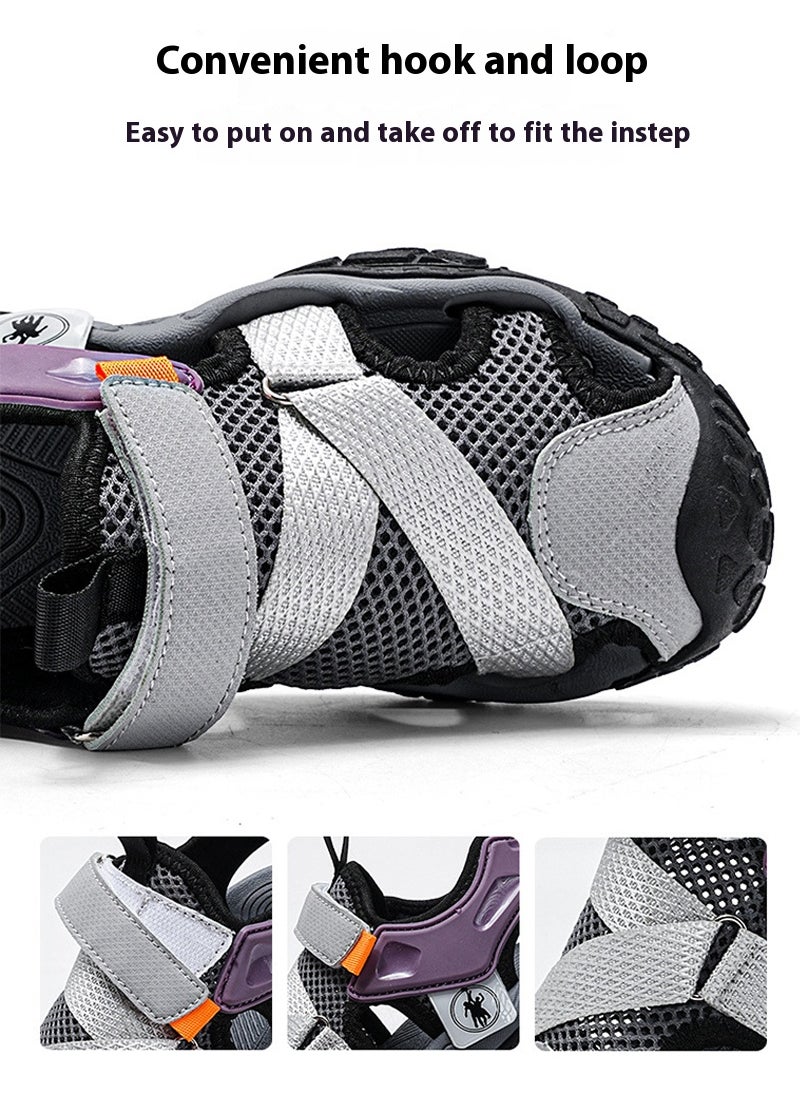 ETG Children's Sport Outdoor Hiking Sandals Closed Toe Athletic Adventure Beach Fisherman Water Sandals  - Image 2